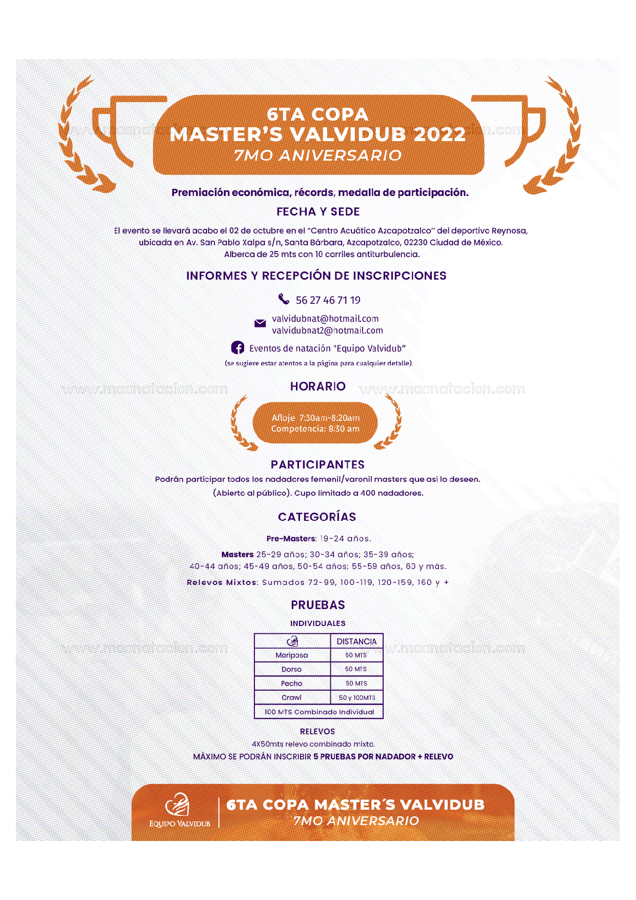 Convocatoria Ta Copa Masters Valvidub